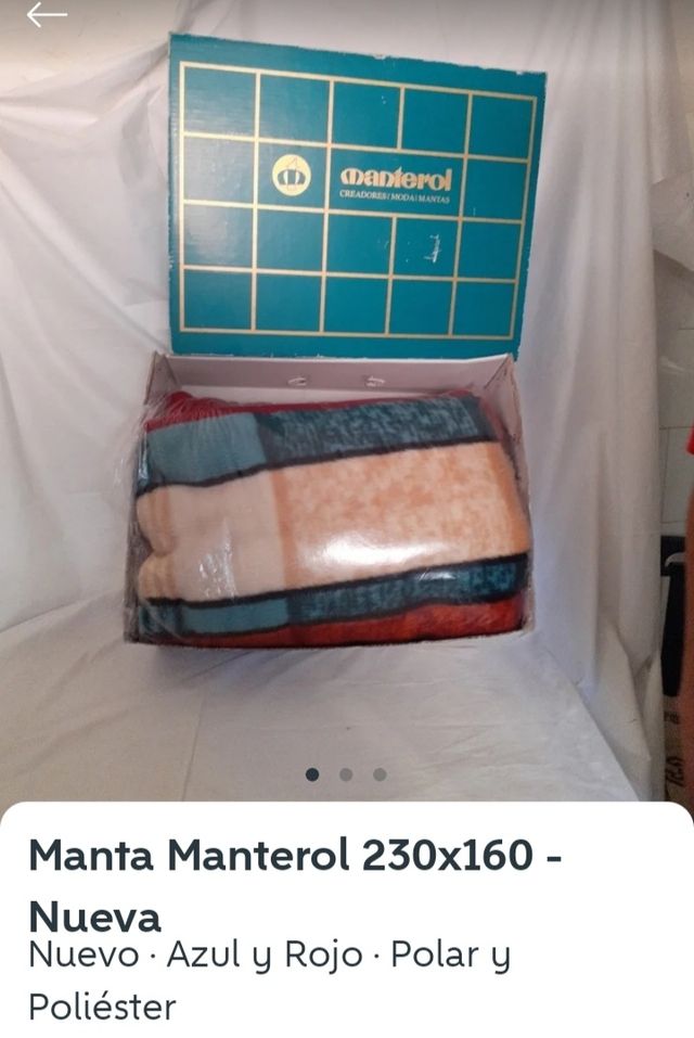 2 Mantas Manterol 160x230 - Nueva