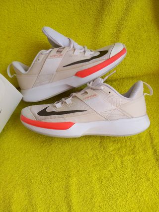 Zapatillas Nike Vapor - Blancas y Rojas