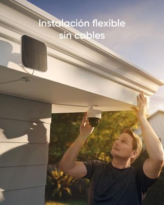 3K Camara vigilancia WiFi Exterior Solar, Camara