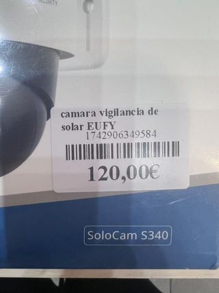 3K Camara vigilancia WiFi Exterior Solar, Camara