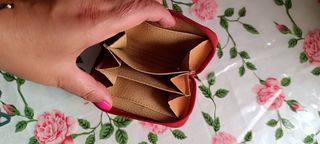 Cartera y monedero Antos rojos De piel