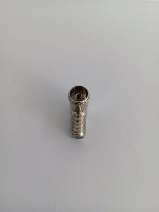 Adaptador de ângulo F fêmea-Coaxial fêmea(10 UND)
