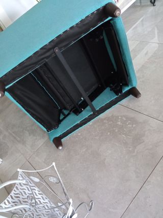 1Sillón de relax turquesa