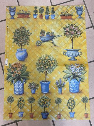 5 Fogli per Decoupage