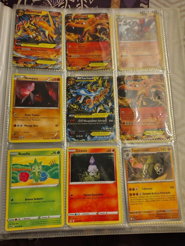 Lote de cartas coleccionables