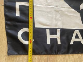 Pañuelo Chanel vintage blanco y negro