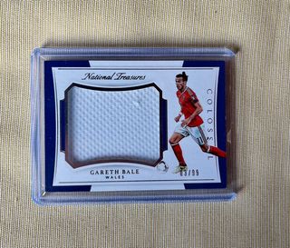 Gareth Bale /99 PATCH RELIC TOPPS PANINI MADRID