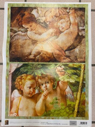 6 Fogli per decoupage