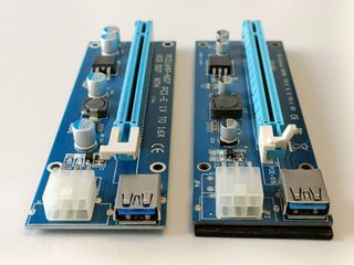 Risers PCI-Express 1x a 16x para GPU etc