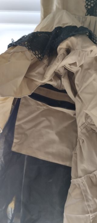 Traje gitana beige y negro