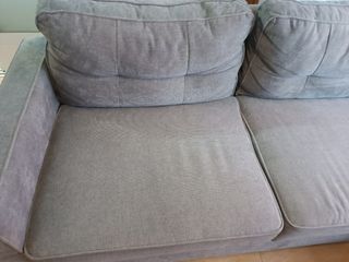 SOFÁ  CHAISE LONGUE GRIS- SEMINUEVO