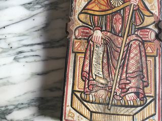 Socarrat antiguo valenciano pintado a mano