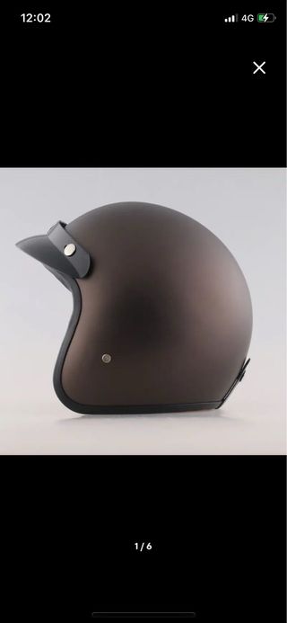 Cascos moto negros 
