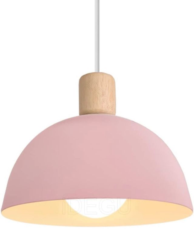 Lámpara colgante rosa moderna