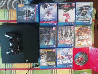 PS4 (PlayStation 4) 500GB + 10 juegos