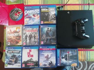 PS4 (PlayStation 4) 500GB + 10 juegos