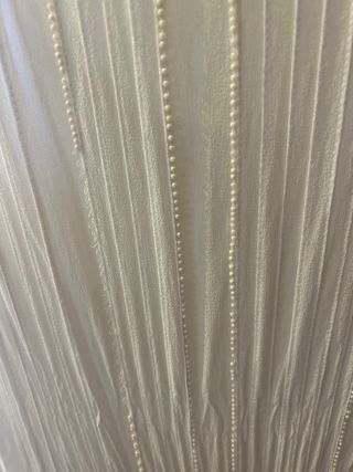 Vestido Zara corte años 20 blanco