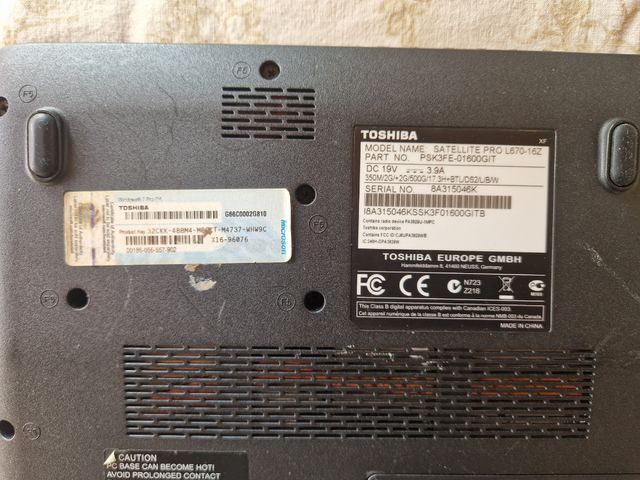 Toshiba Satellite Pro Notebook