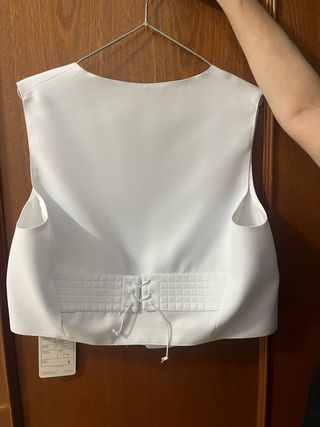 Chaleco Blanco UBALDO Flamenco