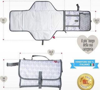 Cambiador bebé portátil - Gris