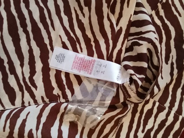 Camisa cebra Primark talla L