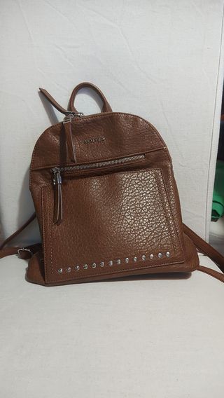 Mochila Matties de cuero