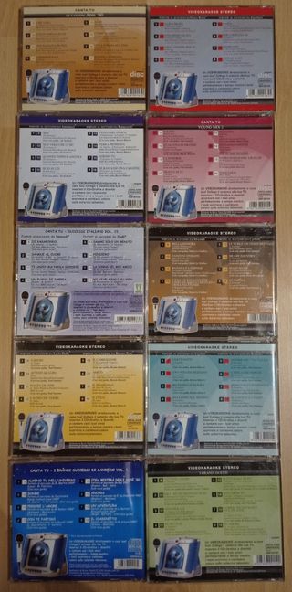 Karaoke Canta Tu CD Player con microfno e 10 Cd