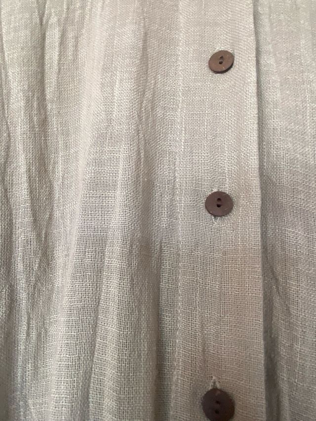 Vestido Ceepti algodón verde oliva