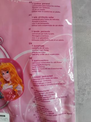 Parasole auto Disney Princess 80x40cm