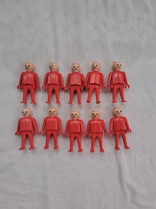 playmobil lotto 10X rosso geobra klicky 1974