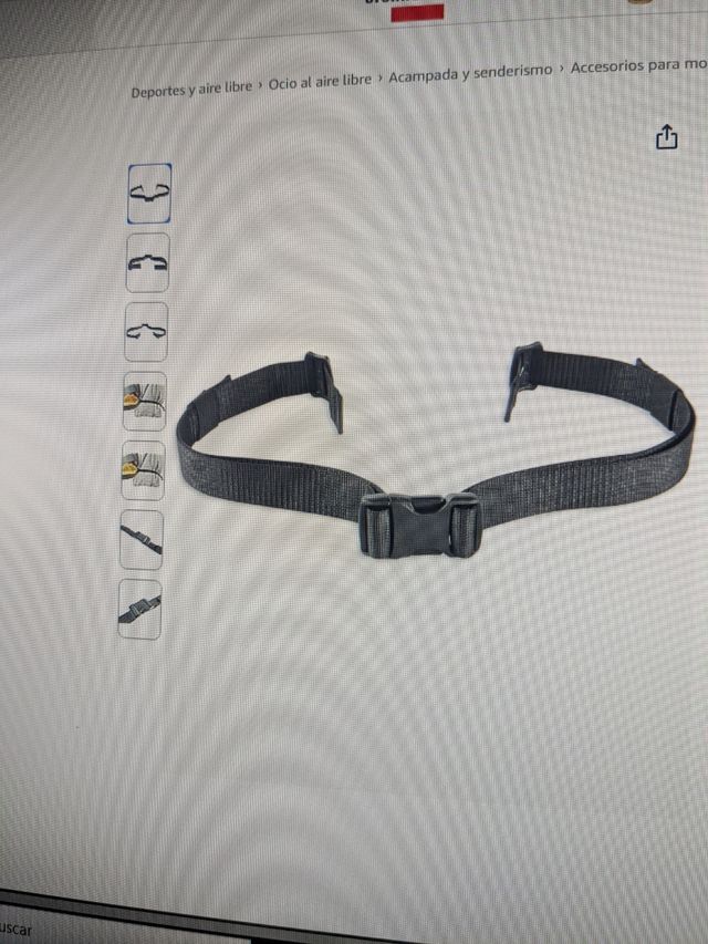 Cinturón para mochila, cadera. Tatonka