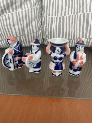 4 Figuras Sargadelos Porcelana