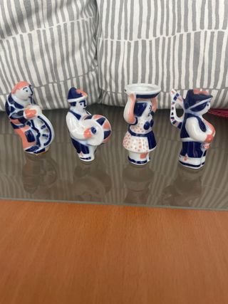 4 Figuras Sargadelos Porcelana