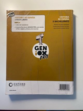 Historia de España 2º Bachillerato. Libro del e...