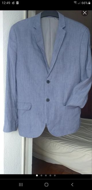 Americana azul HM caballero