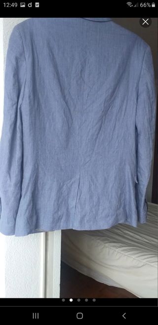 Americana azul HM caballero
