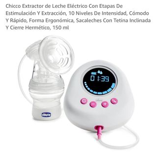 Sacaleches Eléctrico Chicco - 150ml