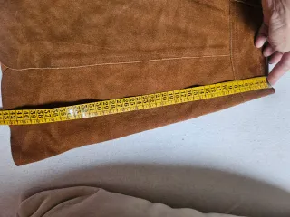 Mini falda ante marrón talla 38