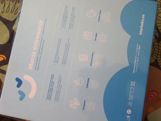 Manta Bebé Interbaby - Azul Claro