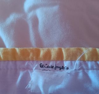 Edredón fino algodón rosa y blanco