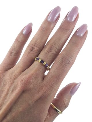 Anillo oro 18k - Alianza media