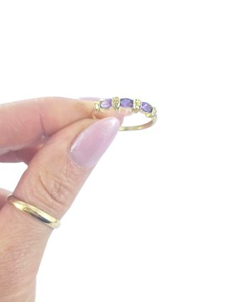 Anillo oro 18k - Alianza media
