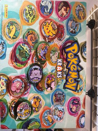 Tazos Kraks Pokémon colecion completa