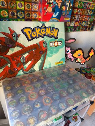 Tazos Kraks Pokémon colecion completa