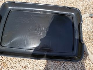 Barbacoa exterior negra