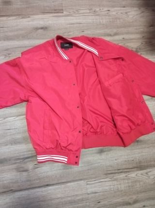 Chaqueta bomber roja