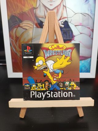 Los Simpsons Wrestling PS1 Pal Esp