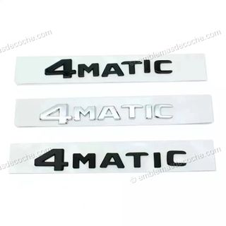 Emblema Logo 4Matic porton trasero Mercedes Benz