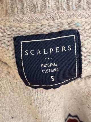 Jersey Scalpers S - Beige y Rojo