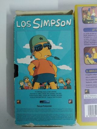 2 VHS SIMPSONS